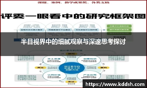 半目视界中的细腻观察与深邃思考探讨